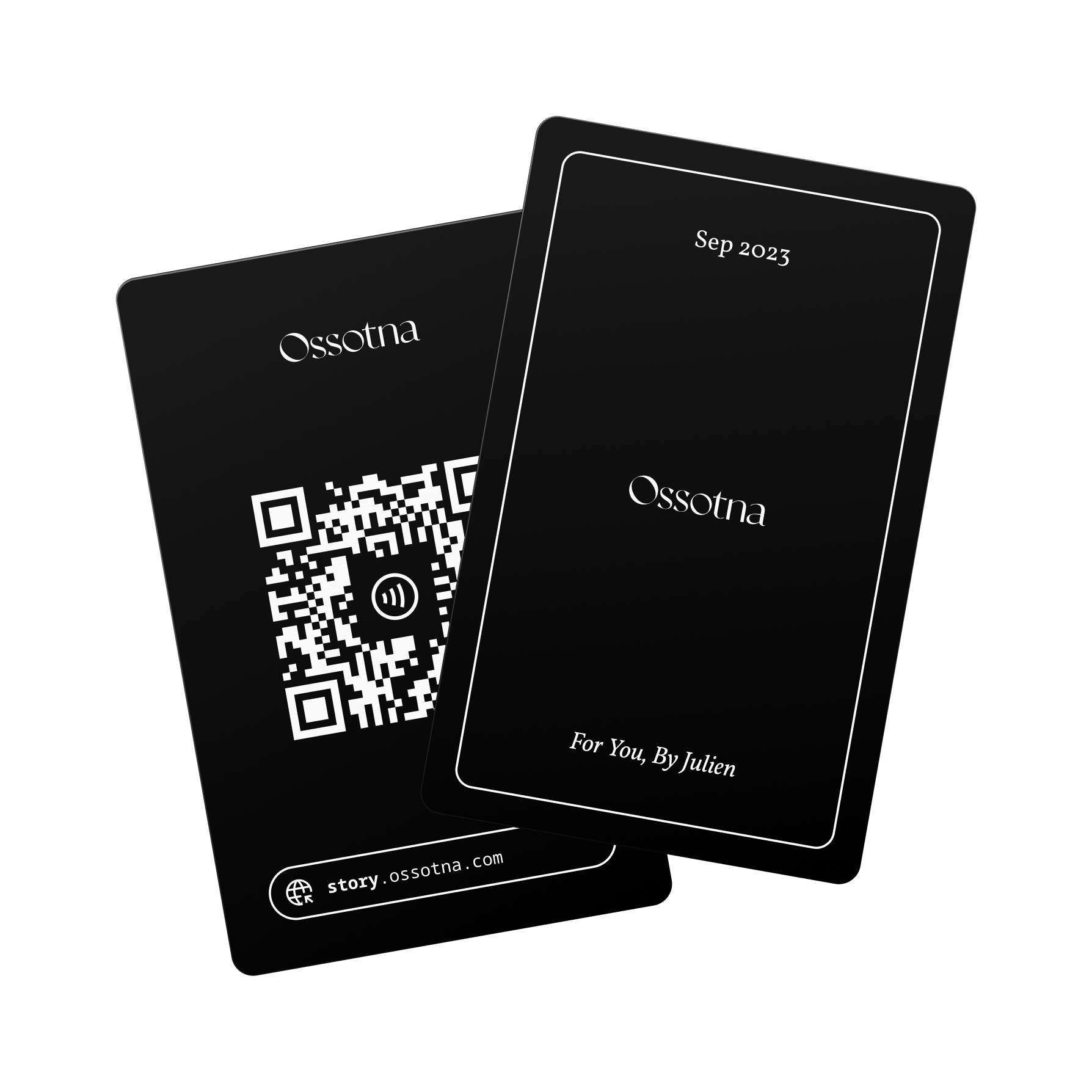 The original Ossotna NFC story card — Sep 2023, For You, By Julien
